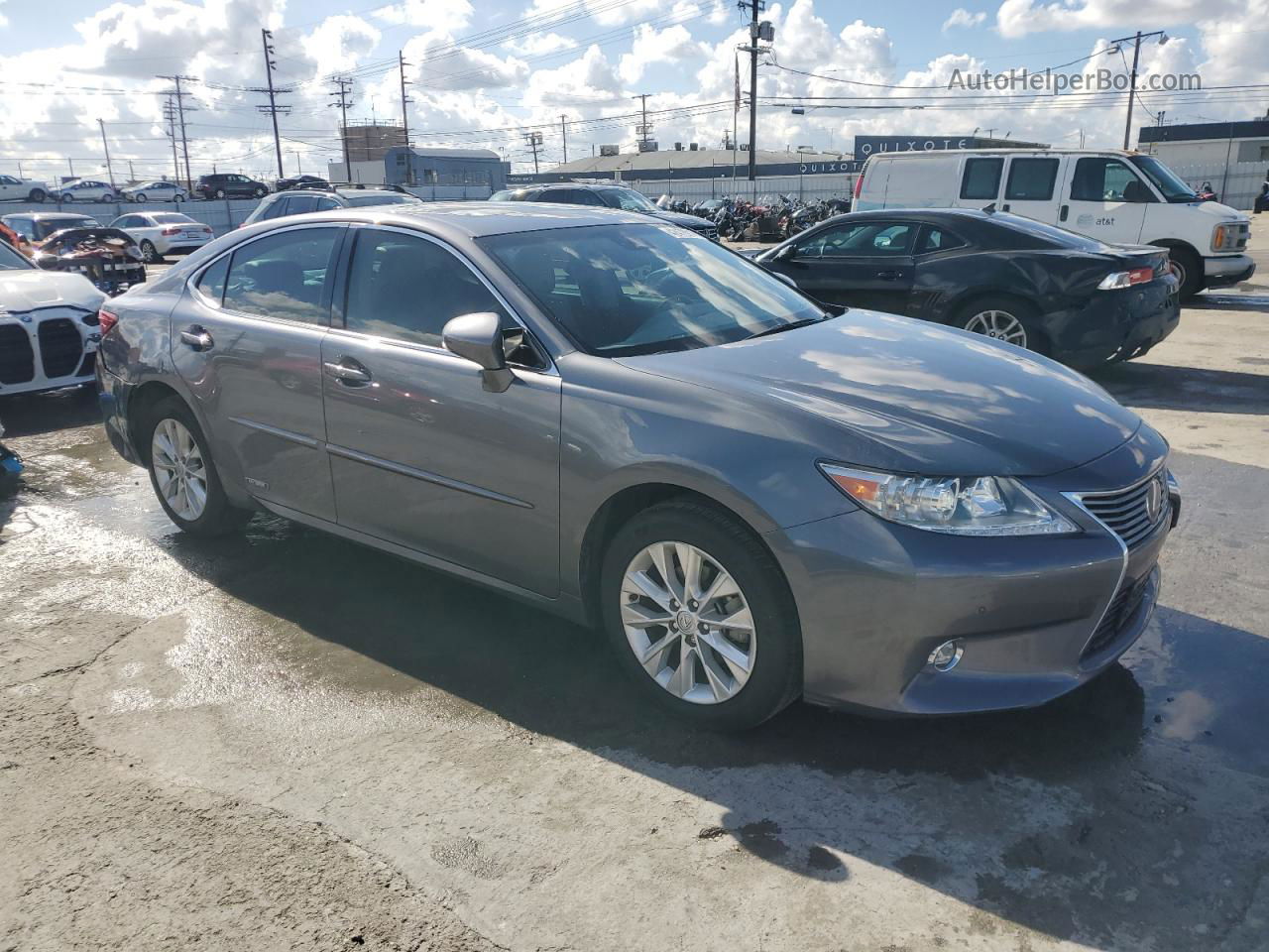 2015 Lexus Es 300h Gray vin: JTHBW1GG8F2091059