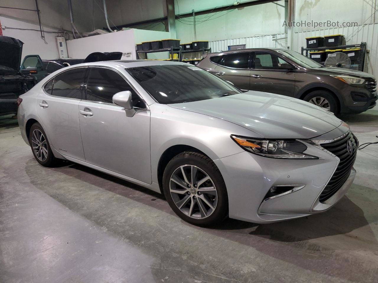 2016 Lexus Es 300h Silver vin: JTHBW1GG8G2117547