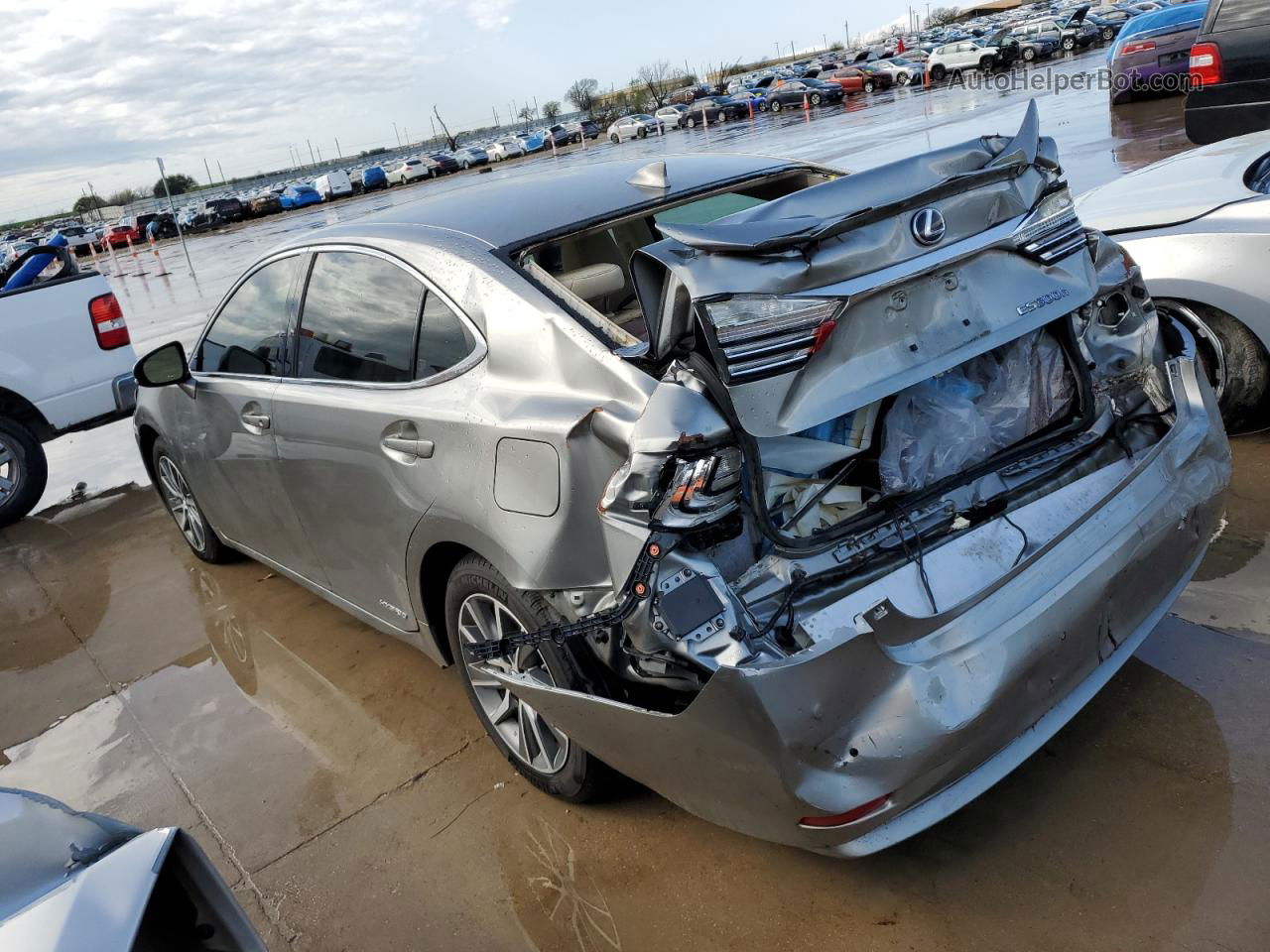 2017 Lexus Es 300h Silver vin: JTHBW1GG8H2149240