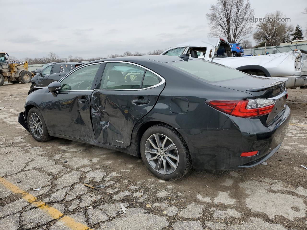 2018 Lexus Es 300h Charcoal vin: JTHBW1GG8J2193857