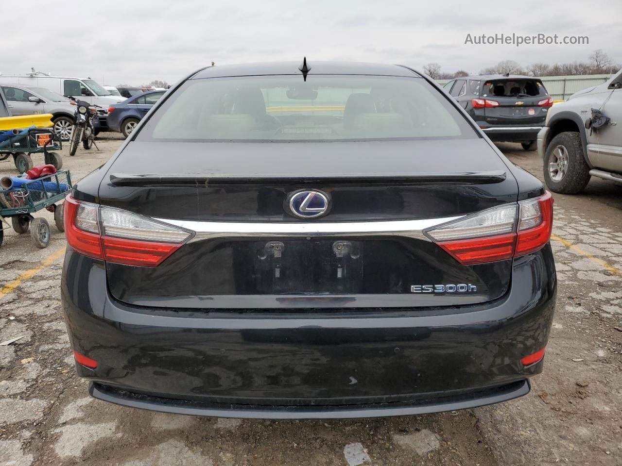 2018 Lexus Es 300h Charcoal vin: JTHBW1GG8J2193857