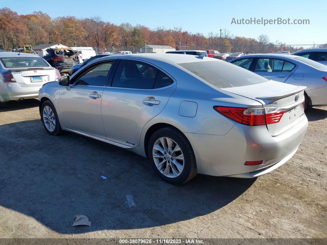 2013 Lexus Es 300h Silver vin: JTHBW1GG9D2001706