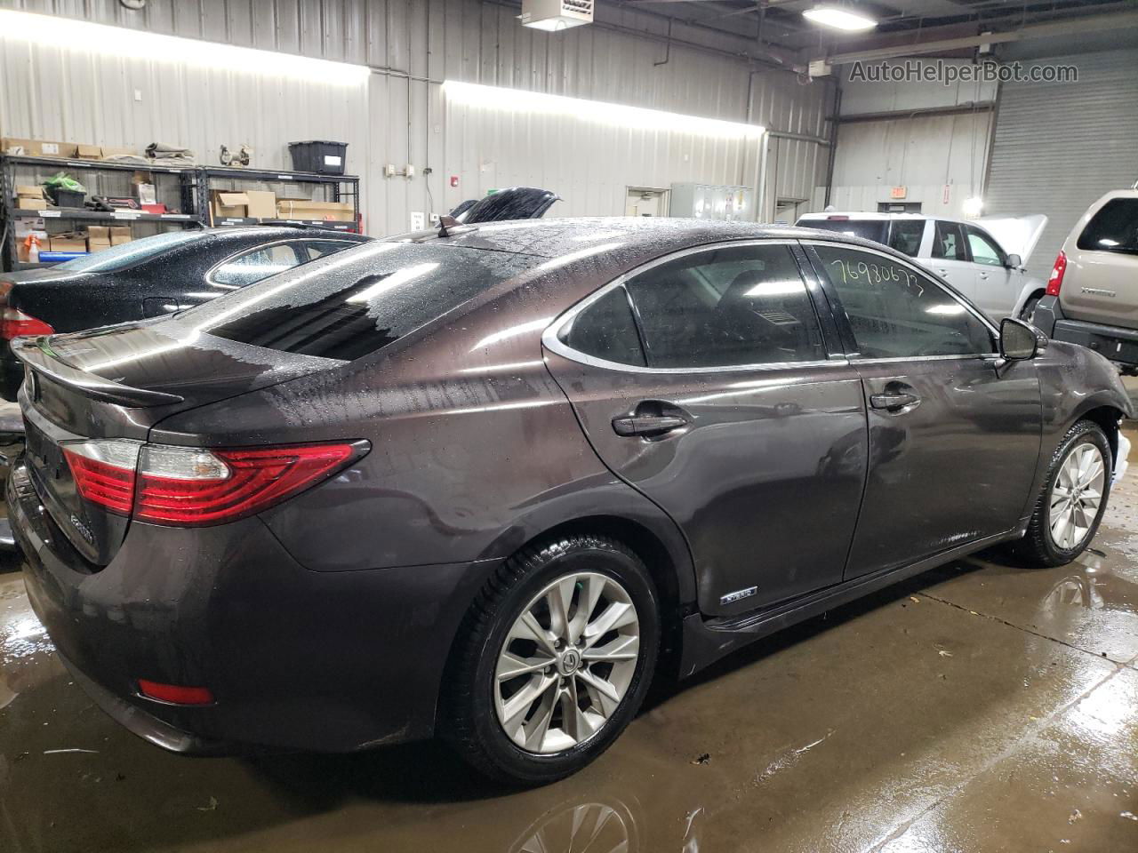 2013 Lexus Es 300h Brown vin: JTHBW1GG9D2008736