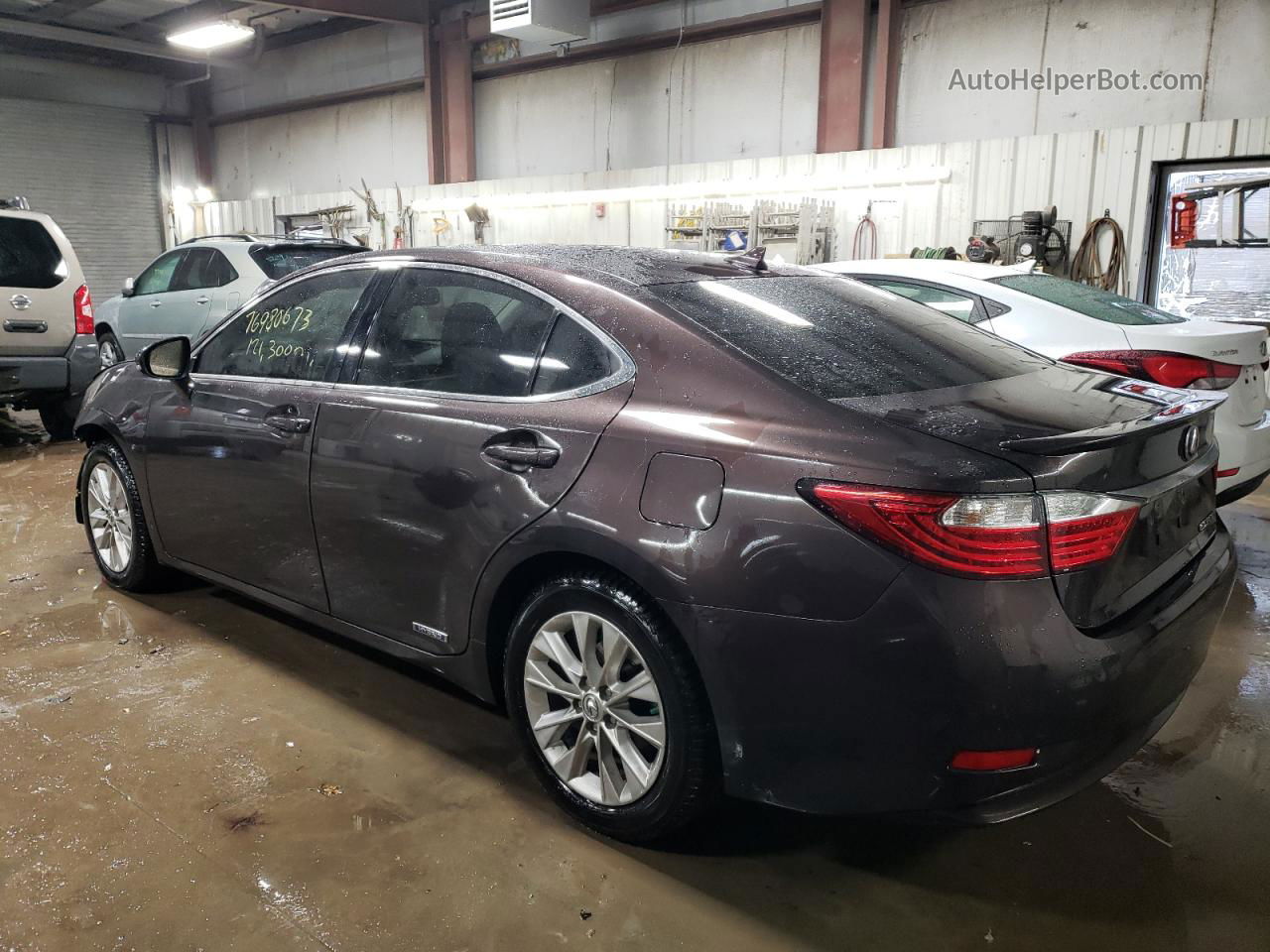 2013 Lexus Es 300h Brown vin: JTHBW1GG9D2008736