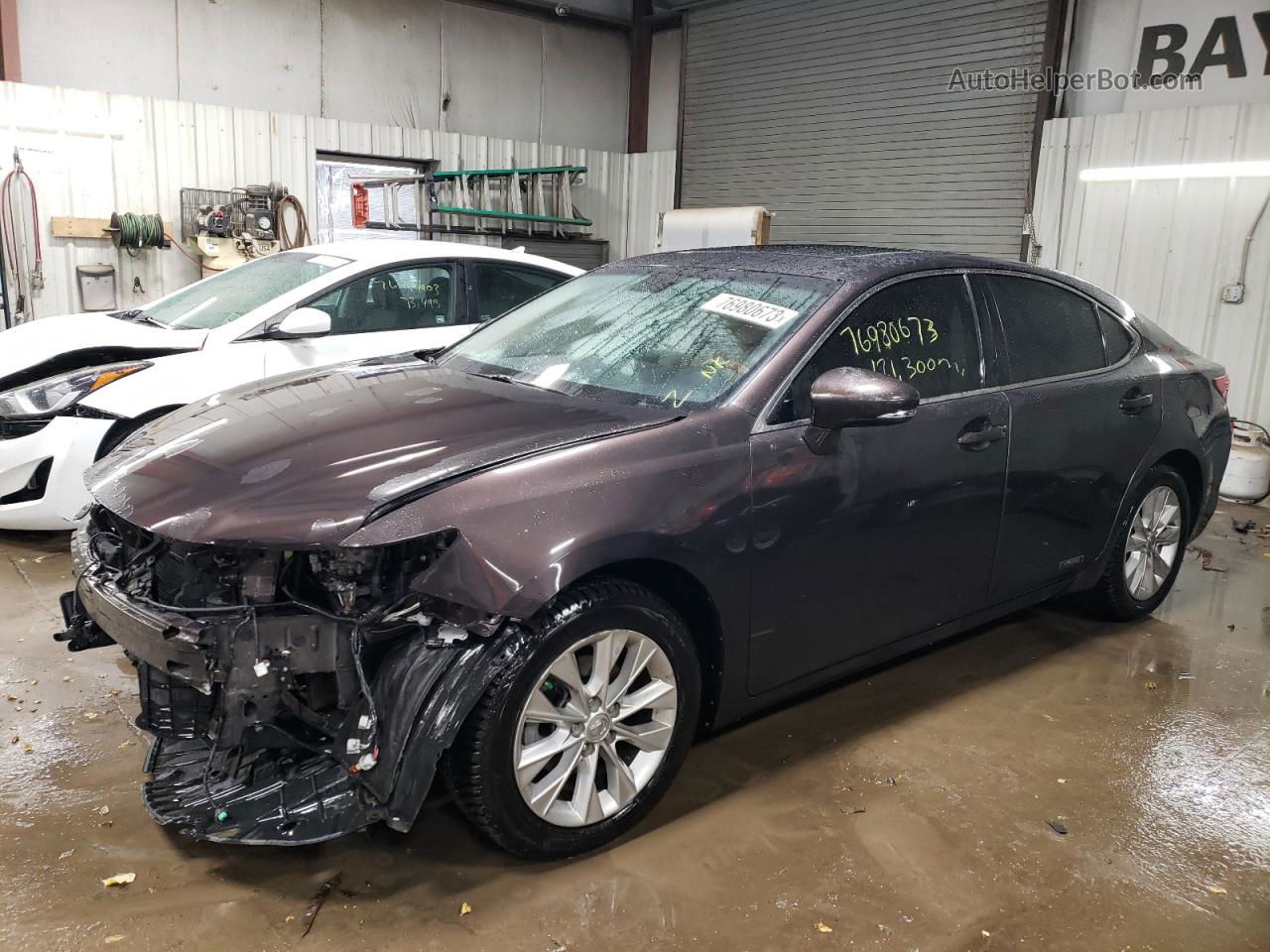 2013 Lexus Es 300h Brown vin: JTHBW1GG9D2008736