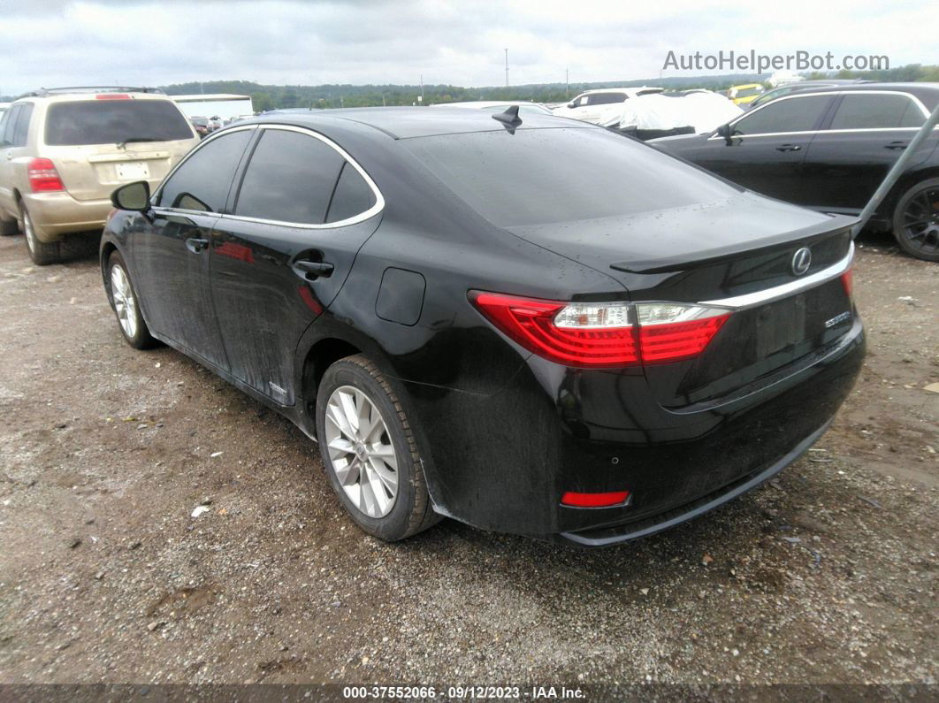 2013 Lexus Es 300h Hybrid Black vin: JTHBW1GG9D2009546