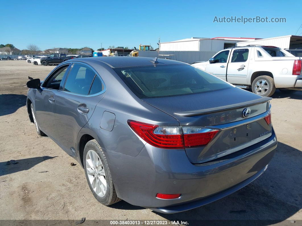 2013 Lexus Es 300h Gray vin: JTHBW1GG9D2010485