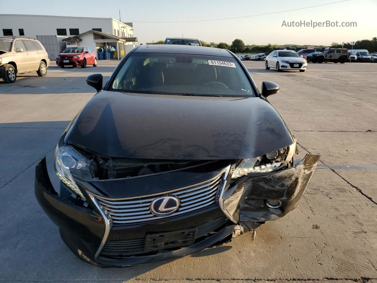 2013 Lexus Es 300h Black vin: JTHBW1GG9D2021776