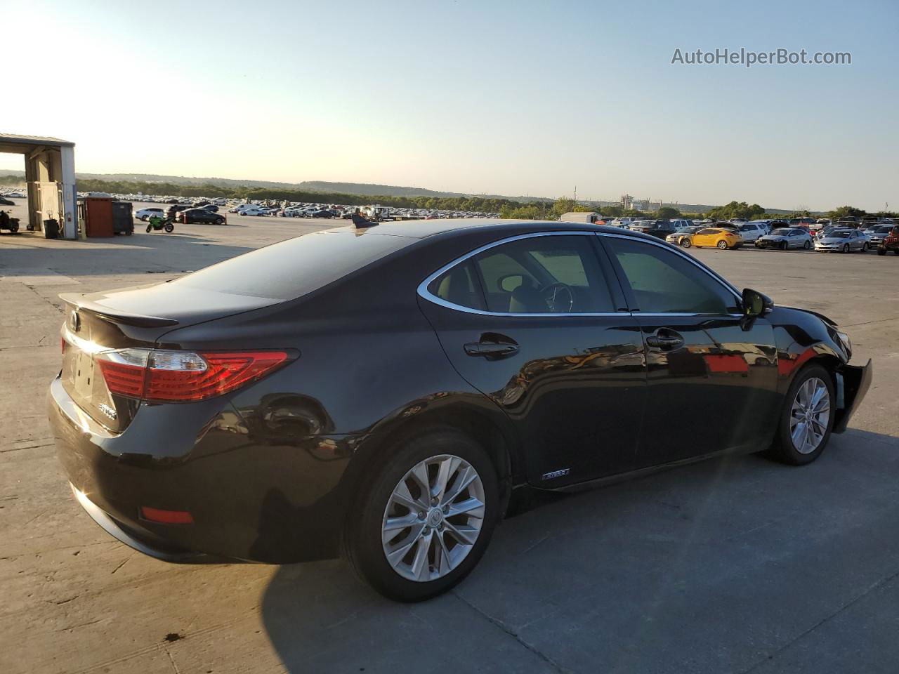 2013 Lexus Es 300h Black vin: JTHBW1GG9D2021776