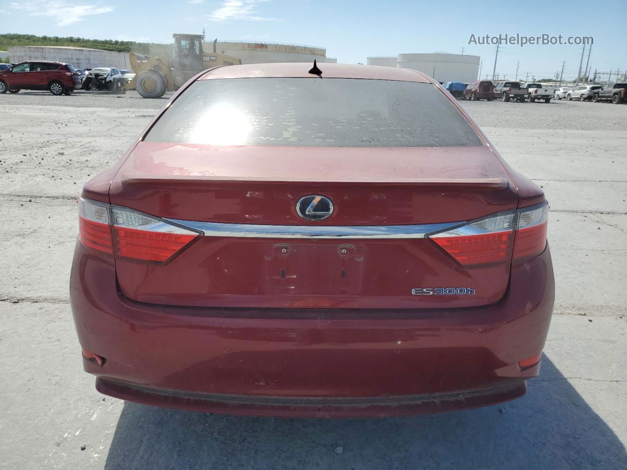 2013 Lexus Es 300h Red vin: JTHBW1GG9D2027819