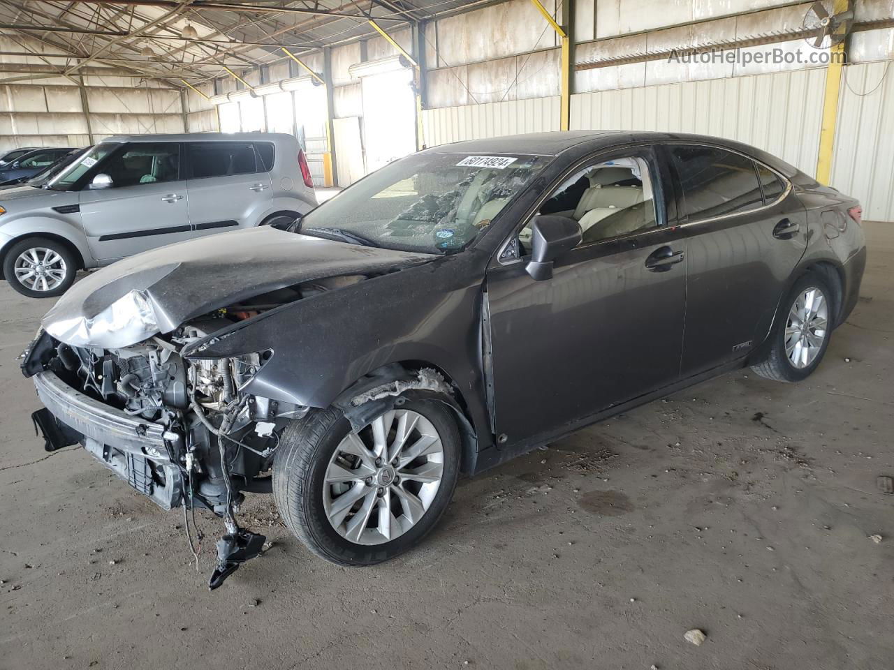 2013 Lexus Es 300h Gray vin: JTHBW1GG9D2036505