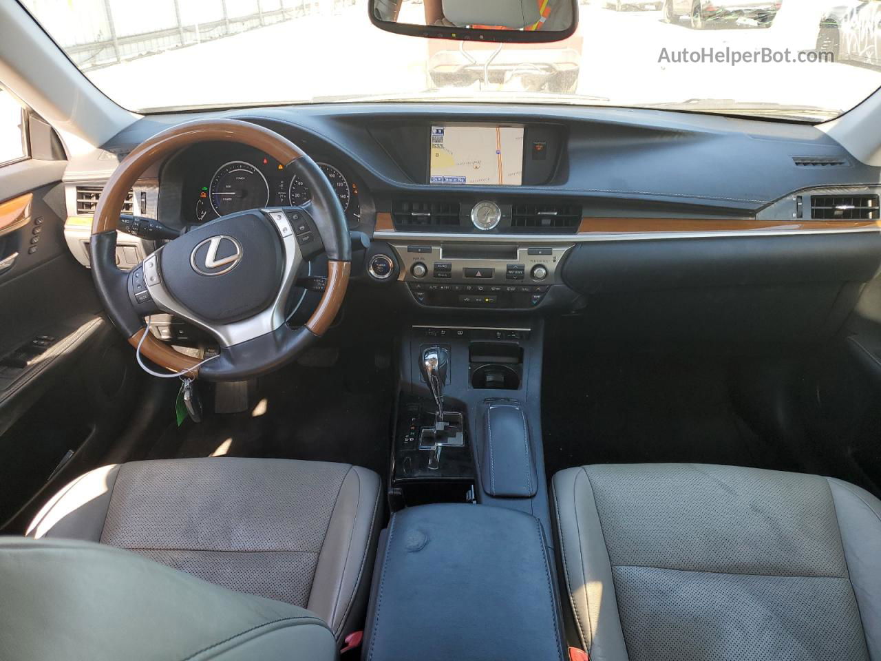 2014 Lexus Es 300h Серебряный vin: JTHBW1GG9E2040765