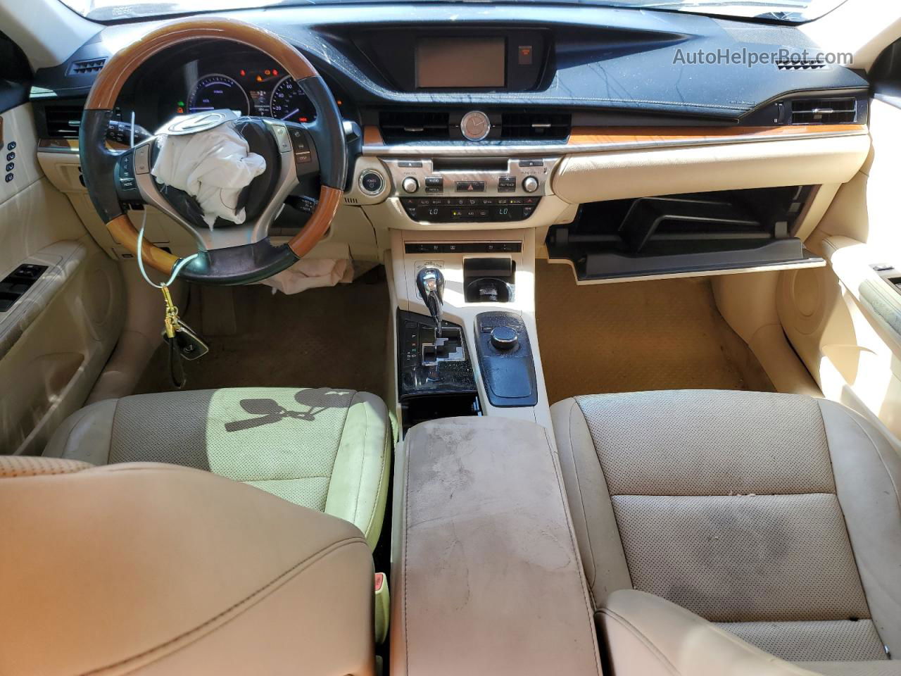 2014 Lexus Es 300h Серый vin: JTHBW1GG9E2049515