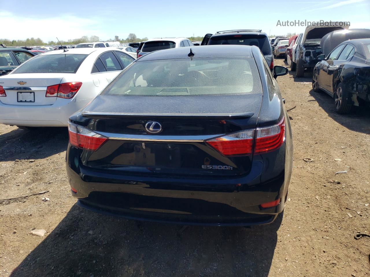 2014 Lexus Es 300h Black vin: JTHBW1GG9E2066332