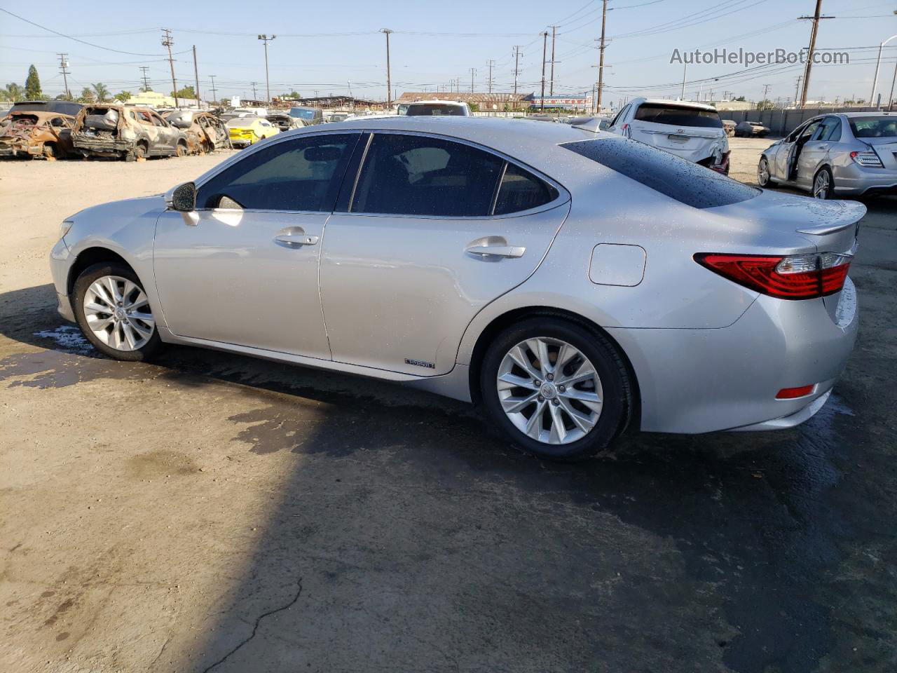 2014 Lexus Es 300h Silver vin: JTHBW1GG9E2073572