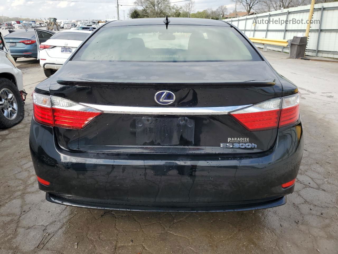 2015 Lexus Es 300h Черный vin: JTHBW1GG9F2076859