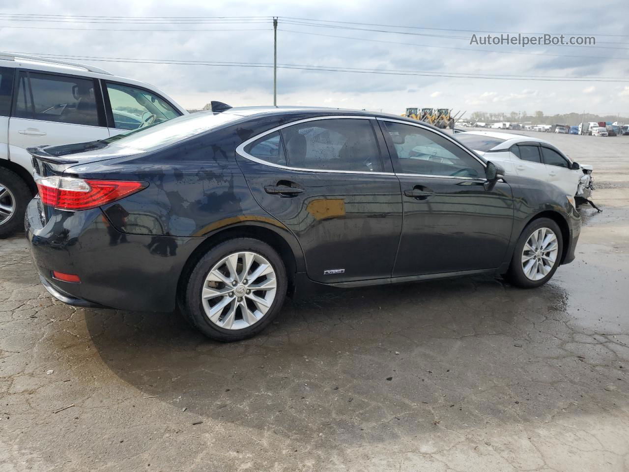 2015 Lexus Es 300h Black vin: JTHBW1GG9F2076859