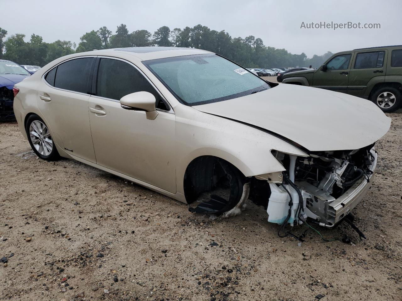 2015 Lexus Es 300h Tan vin: JTHBW1GG9F2077316