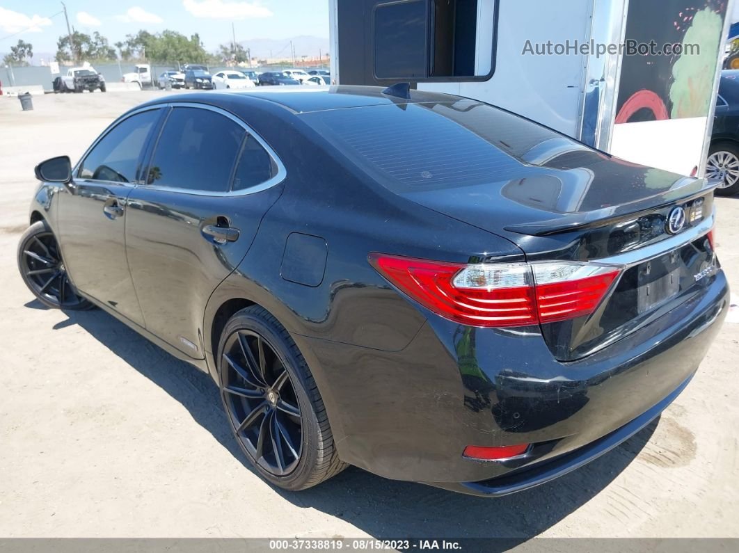 2015 Lexus Es 300h Hybrid Black vin: JTHBW1GG9F2082810