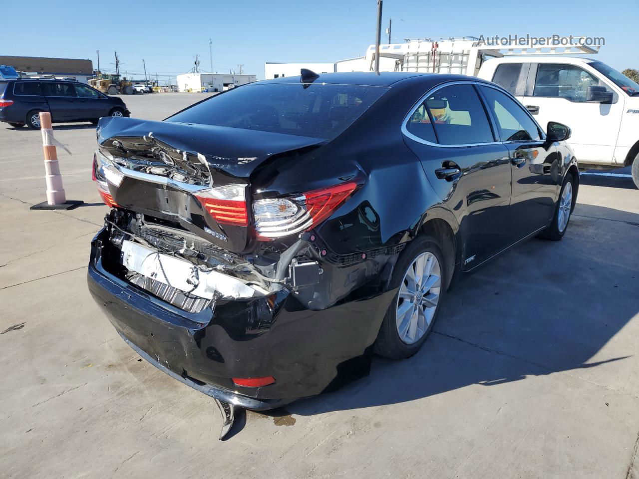 2015 Lexus Es 300h Черный vin: JTHBW1GG9F2087795