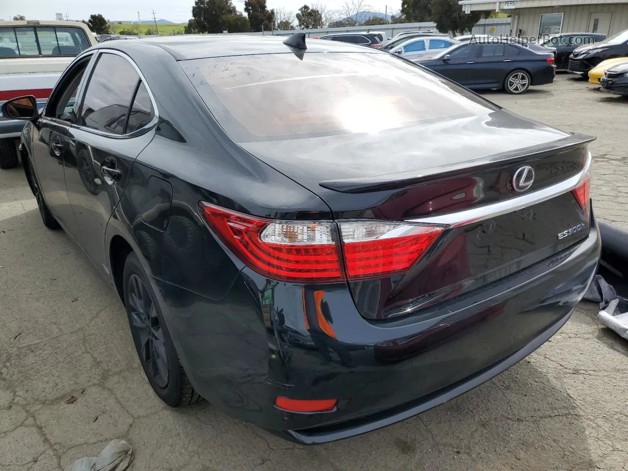 2015 Lexus Es 300h Black vin: JTHBW1GG9F2089191