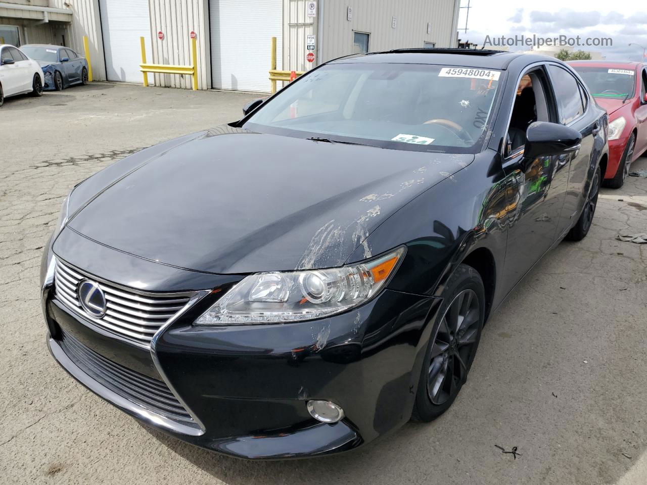 2015 Lexus Es 300h Black vin: JTHBW1GG9F2089191