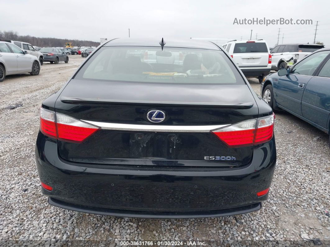 2015 Lexus Es 300h   Black vin: JTHBW1GG9F2089563