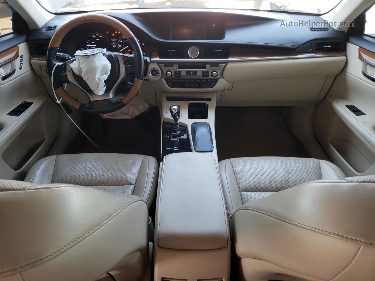 2015 Lexus Es 300h White vin: JTHBW1GG9F2092141