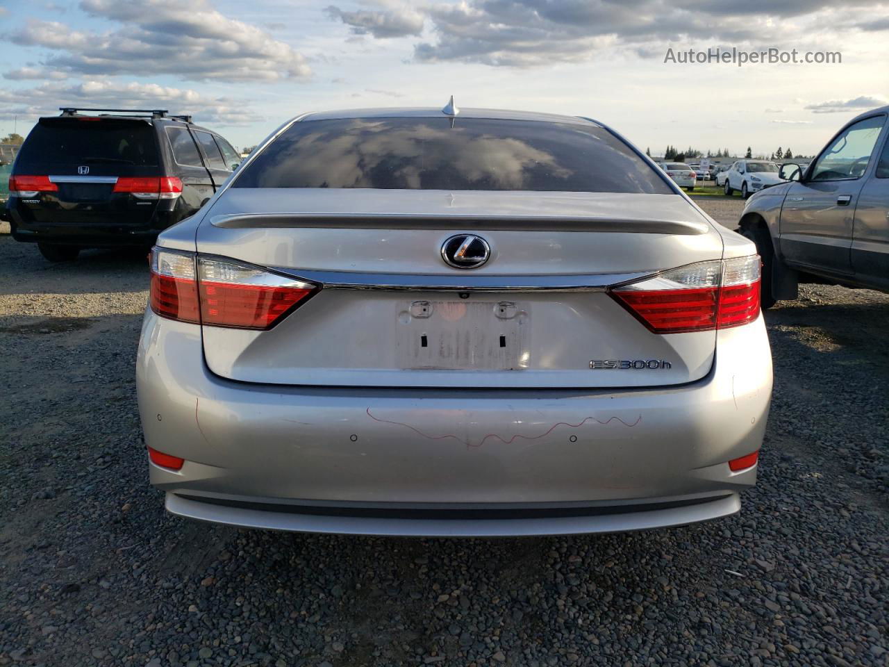 2015 Lexus Es 300h Silver vin: JTHBW1GG9F2096805