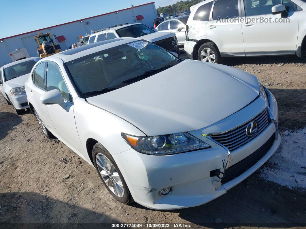 2015 Lexus Es 300h Hybrid White vin: JTHBW1GG9F2099929