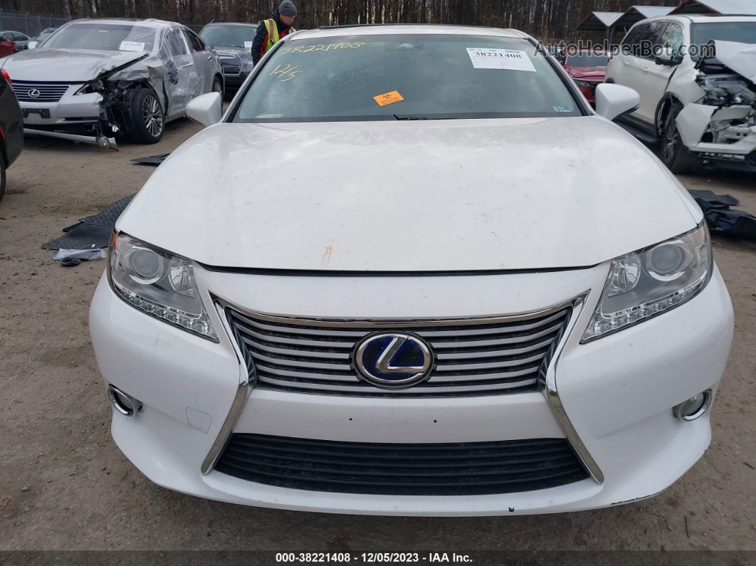 2015 Lexus Es 300h White vin: JTHBW1GG9F2100027