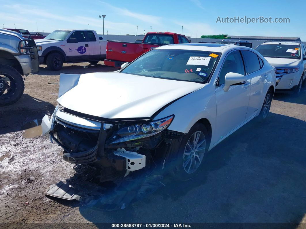 2016 Lexus Es 300h White vin: JTHBW1GG9G2102541