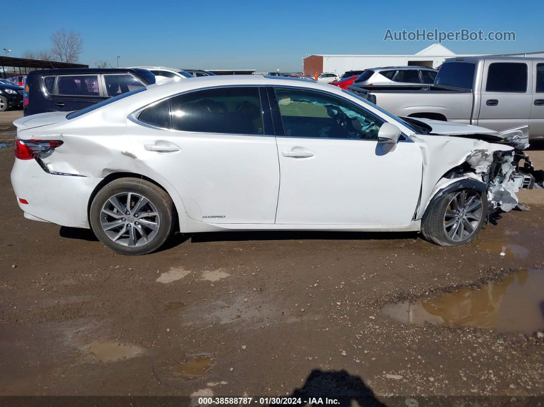 2016 Lexus Es 300h White vin: JTHBW1GG9G2102541