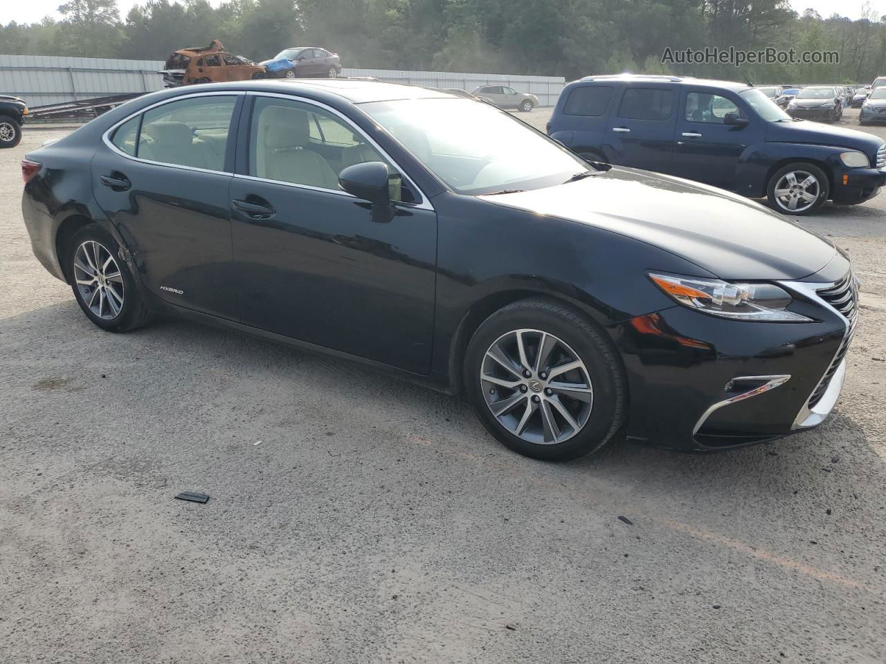 2016 Lexus Es 300h Black vin: JTHBW1GG9G2105567