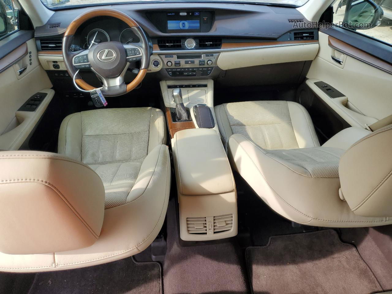 2016 Lexus Es 300h Черный vin: JTHBW1GG9G2105567