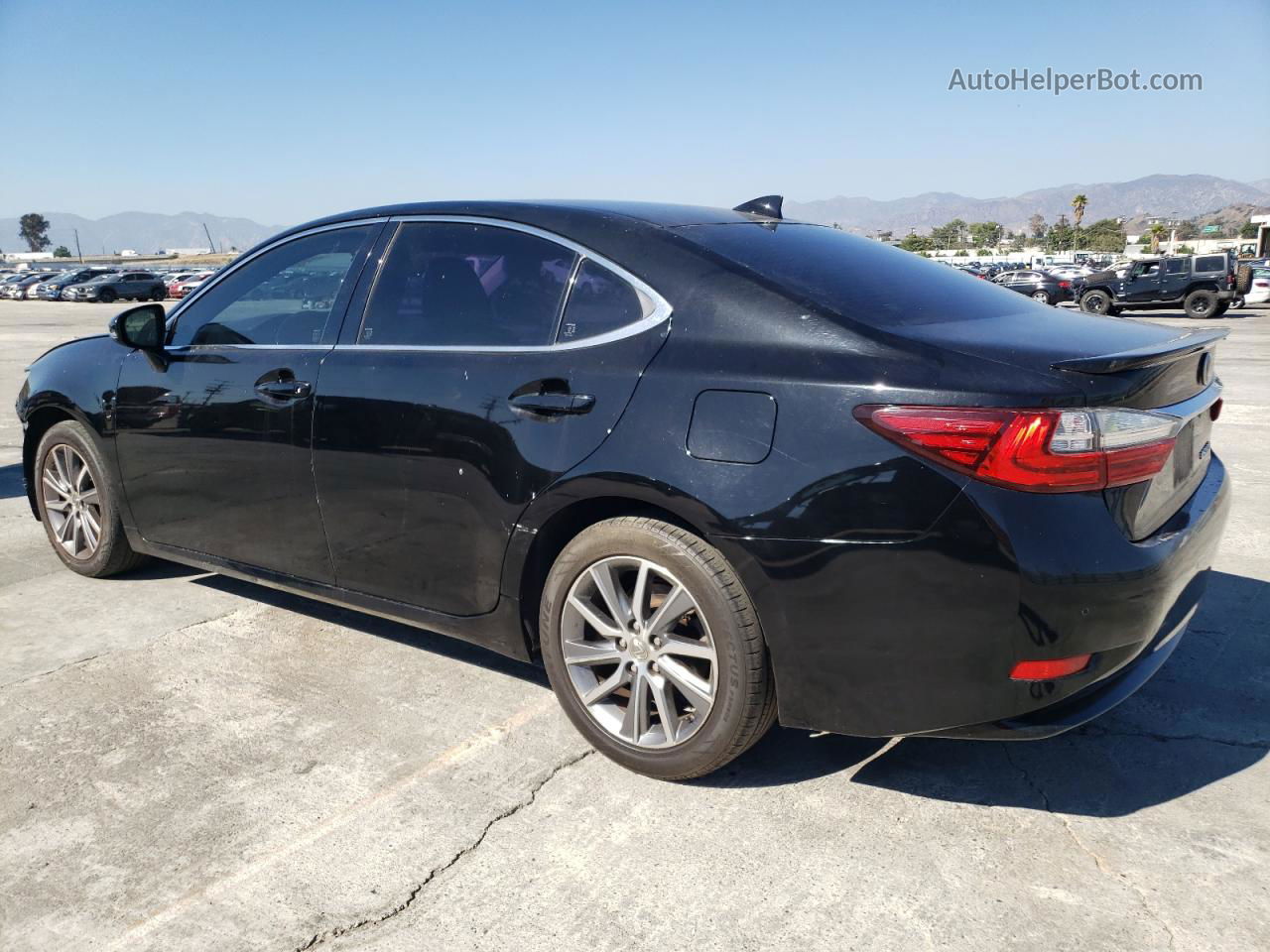 2016 Lexus Es 300h Черный vin: JTHBW1GG9G2117735