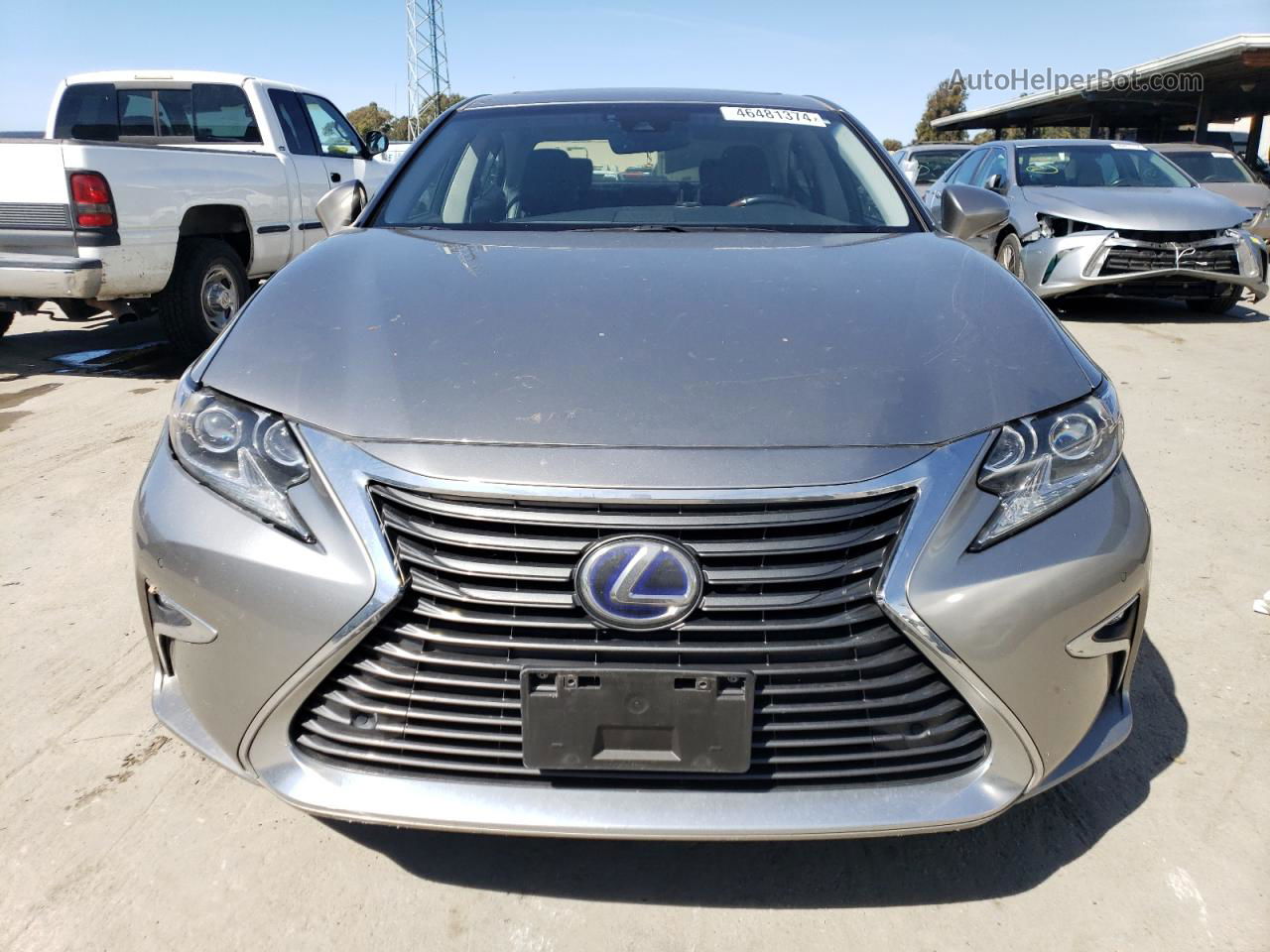 2016 Lexus Es 300h Gray vin: JTHBW1GG9G2124958