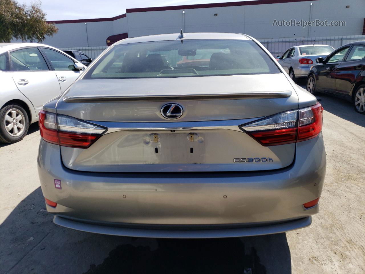 2016 Lexus Es 300h Gray vin: JTHBW1GG9G2124958