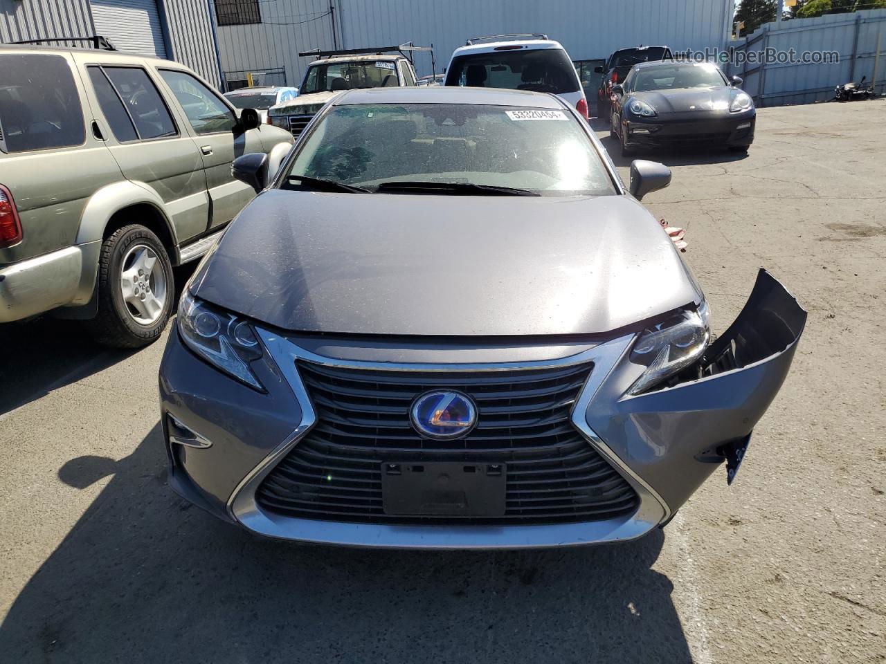 2017 Lexus Es 300h Gray vin: JTHBW1GG9H2140885