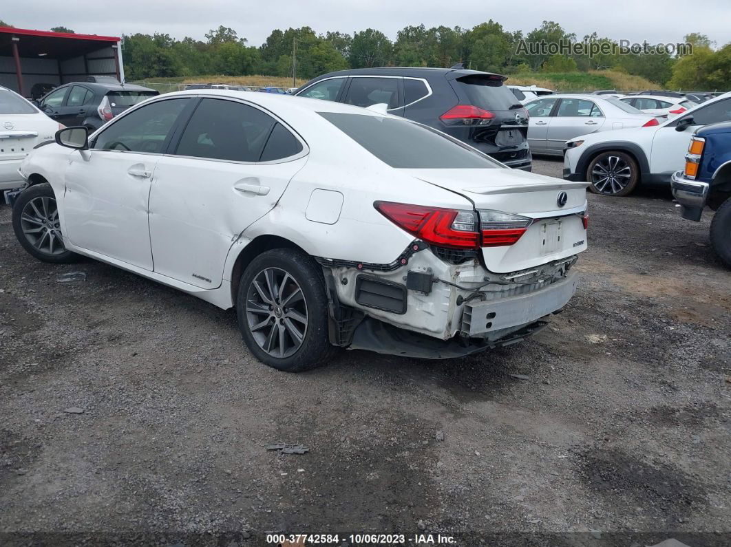 2017 Lexus Es 300h White vin: JTHBW1GG9H2142961