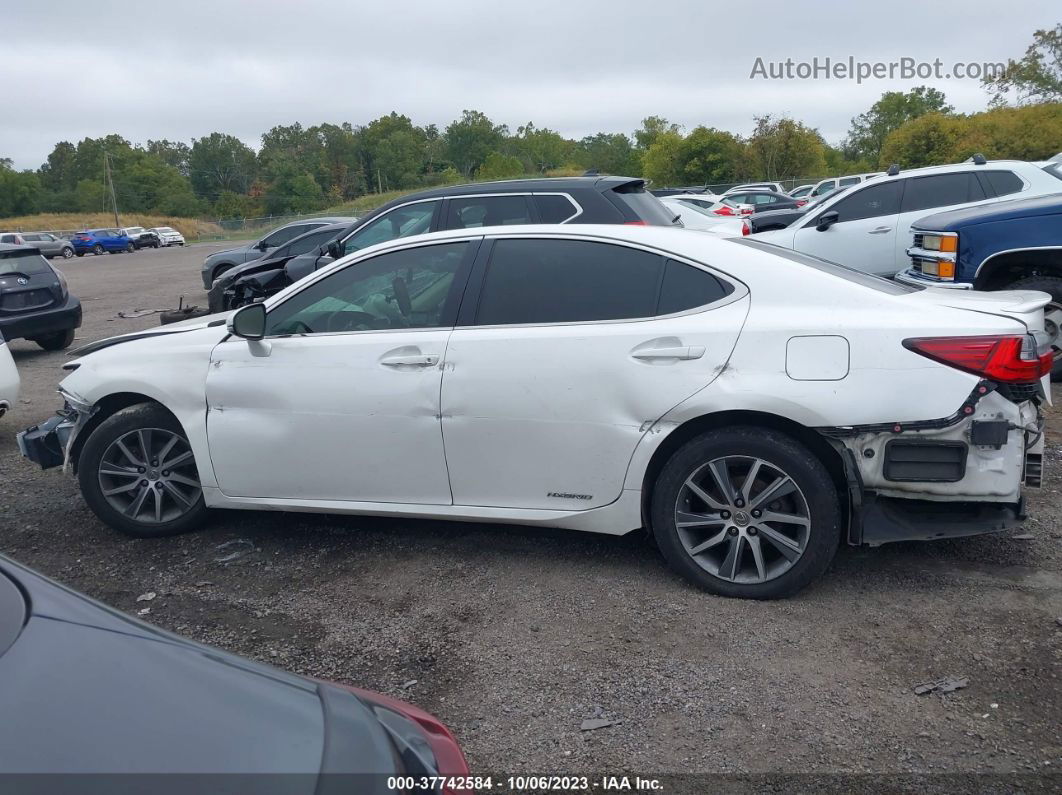 2017 Lexus Es 300h White vin: JTHBW1GG9H2142961