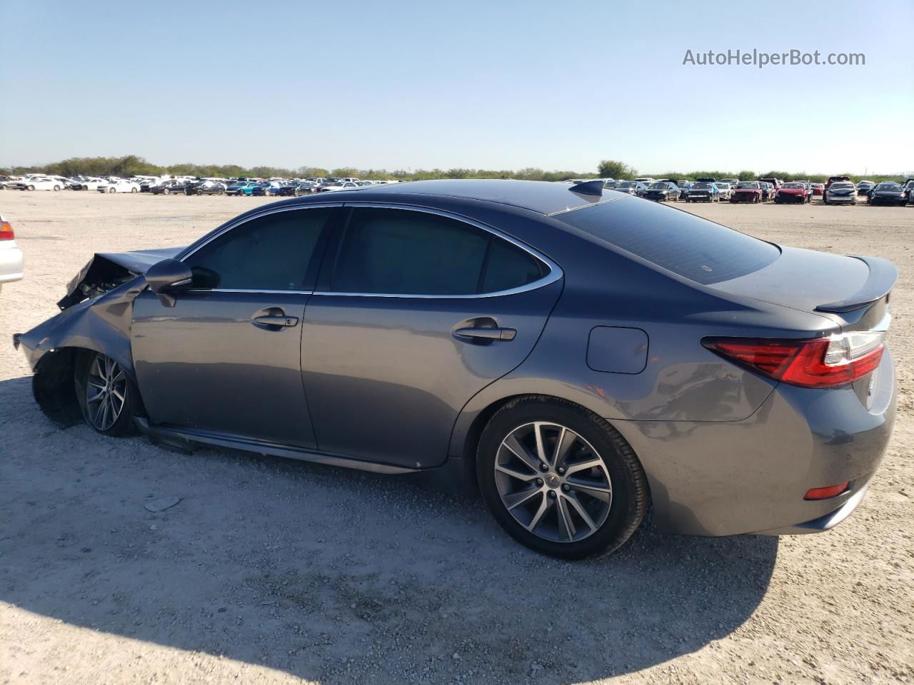 2018 Lexus Es 300h Gray vin: JTHBW1GG9J2171480