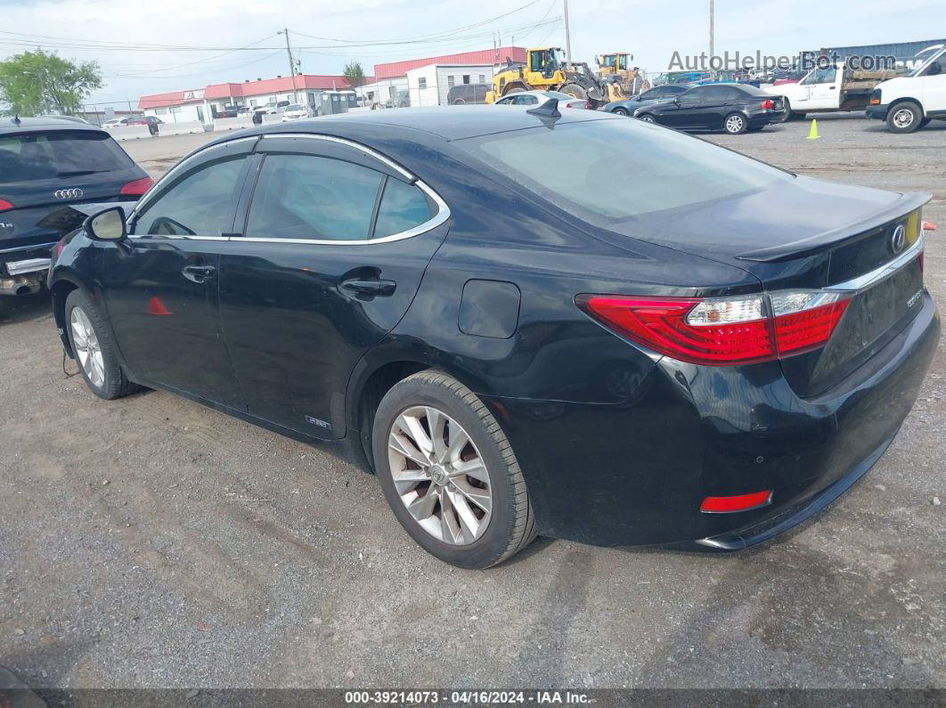 2013 Lexus Es 300h   Black vin: JTHBW1GGXD2002380