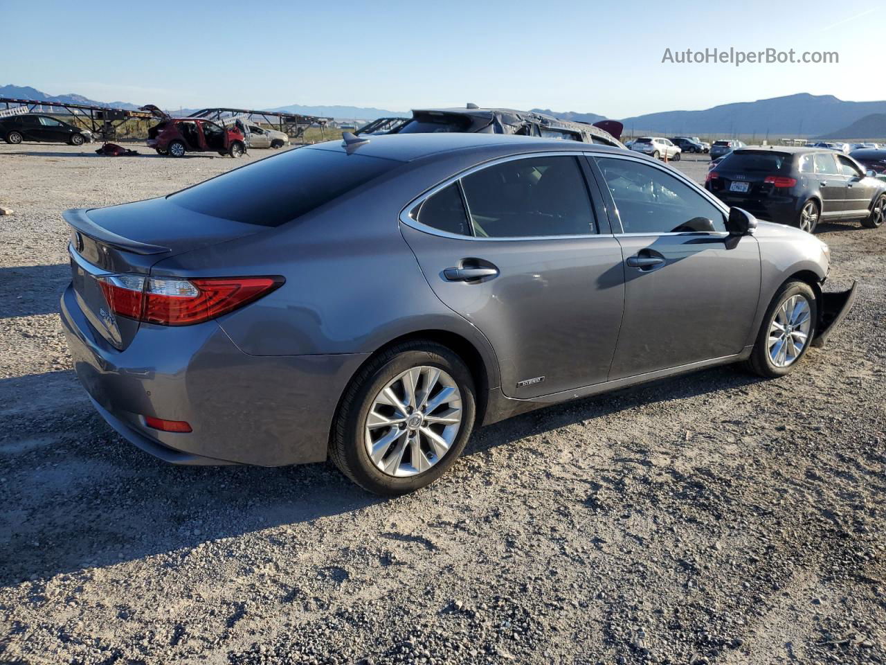 2013 Lexus Es 300h Gray vin: JTHBW1GGXD2004291