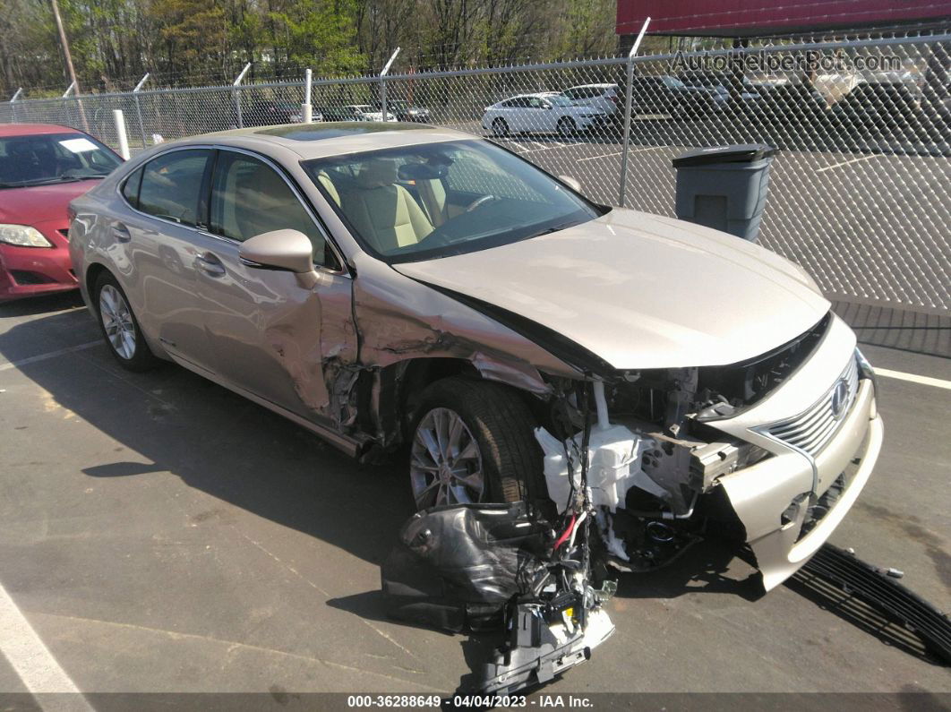 2013 Lexus Es 300h Gold vin: JTHBW1GGXD2006977