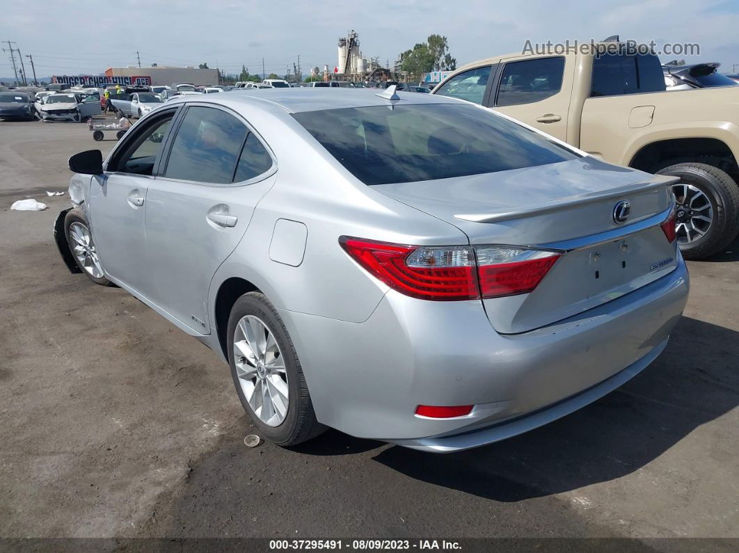 2013 Lexus Es 300h Hybrid Silver vin: JTHBW1GGXD2013413