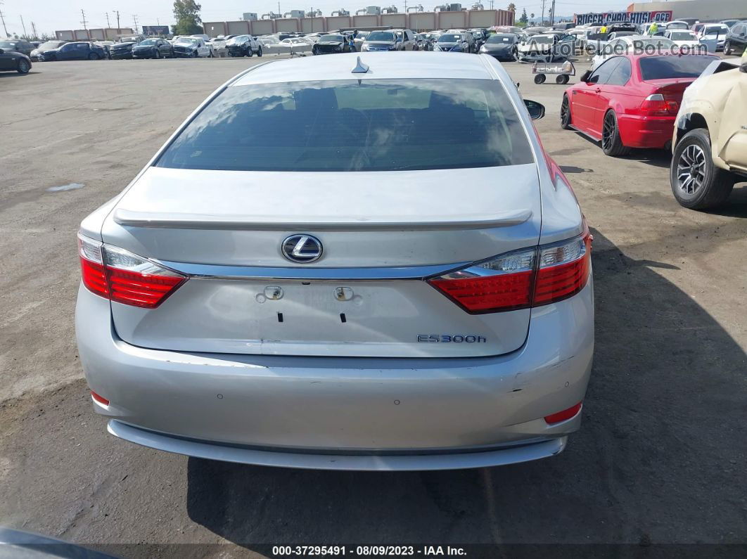 2013 Lexus Es 300h Hybrid Серебряный vin: JTHBW1GGXD2013413