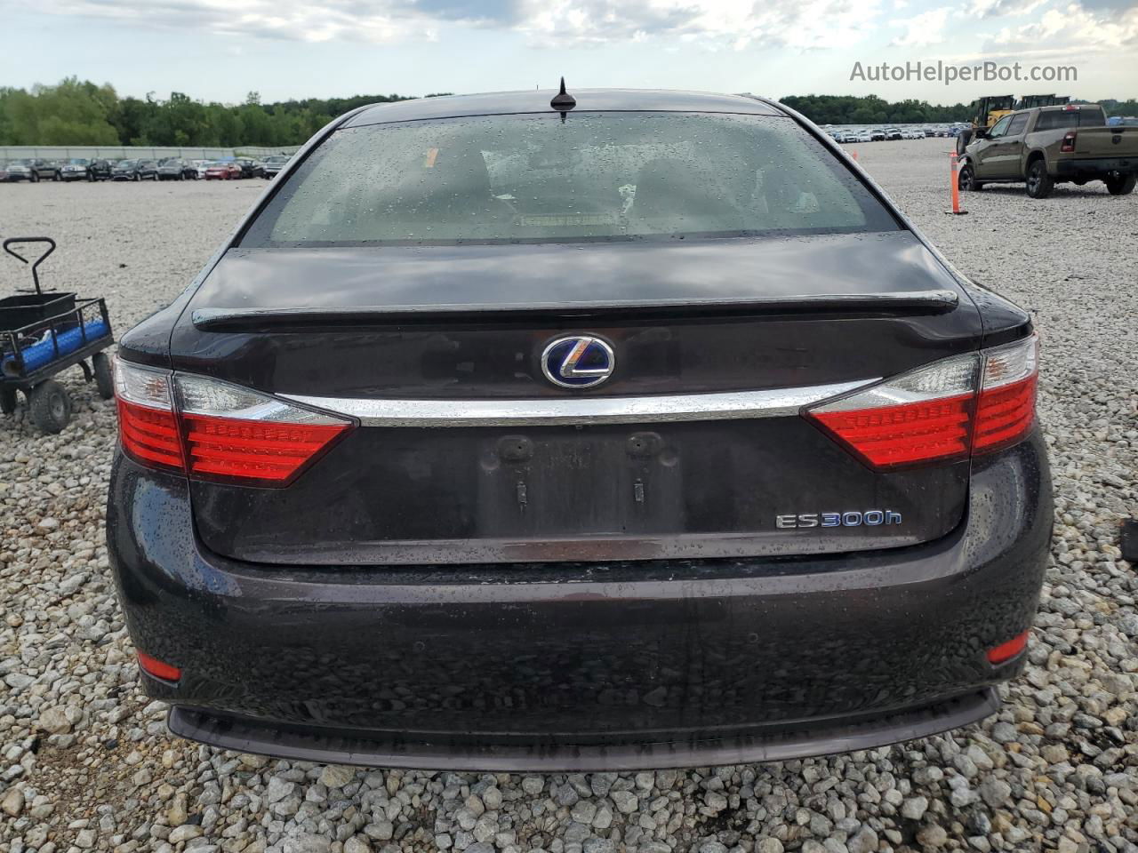 2014 Lexus Es 300h Brown vin: JTHBW1GGXE2045277