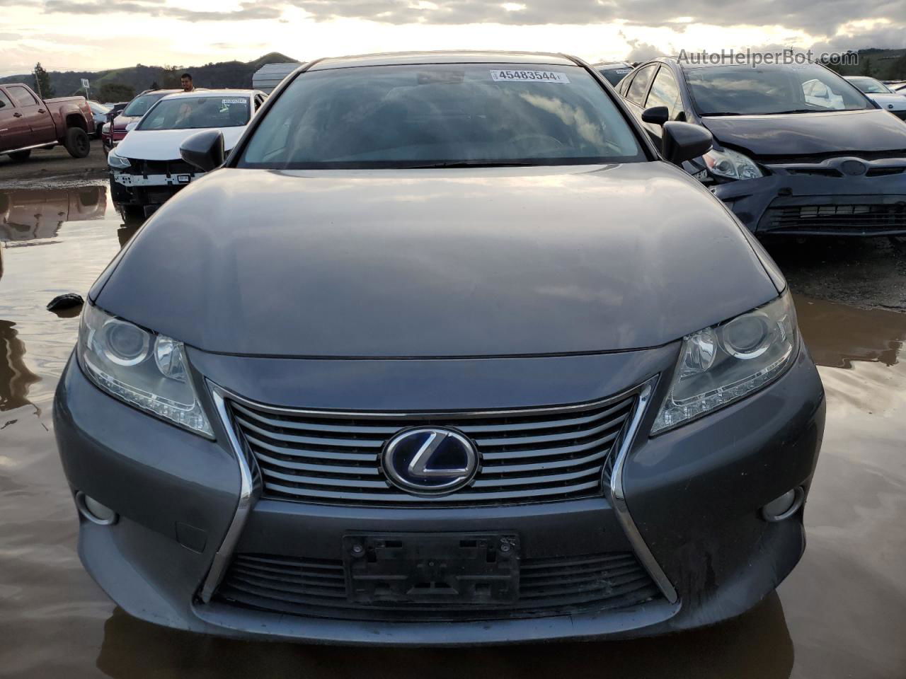 2014 Lexus Es 300h Серый vin: JTHBW1GGXE2050740