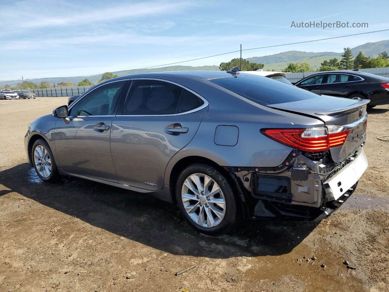 2014 Lexus Es 300h Gray vin: JTHBW1GGXE2050740